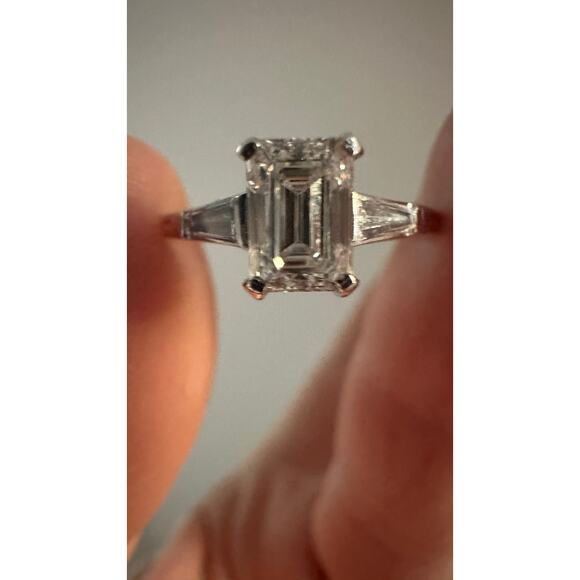 Vintage Tiffany 1ct Diamond VVS1 Faces Up Very White - Picture 12 of 14